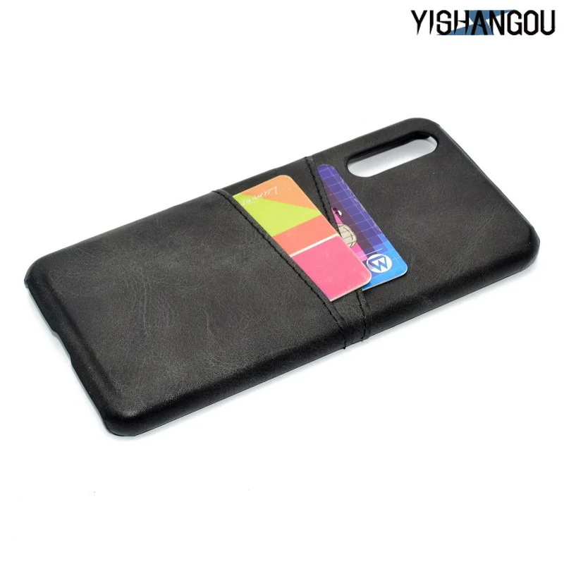Luxury PU Leather Card Holder Slots Phone Case For Huawei P20 Pro P20 Lite Slim Hard PC Hybrid Cover For Huawei P30 Pro Mate 20 Luxury PU Leather Card Holder Slots Phone Case For Huawei P20 Pro P20 Lite Slim Hard PC Hybrid Cover For Huawei P30 Pro Mate 20