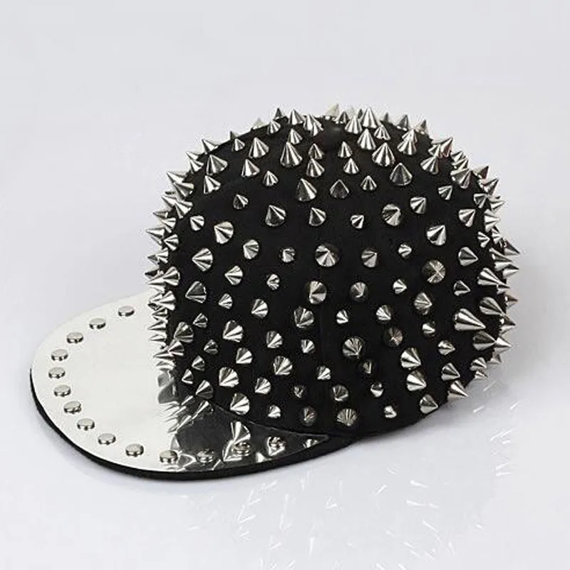 

BINGYUANHAOXUAN 2018 High Quality Summer men Baseball Caps Alternative rivets Hip hop Cap snapback hats women Girls Peaked cap