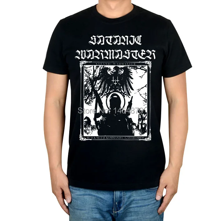 Бренд Warrior Soldier Satanic warmaster Rock футболка высокое качество 100% хлопок панковские