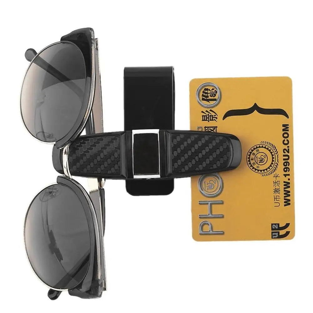 

Multifunctional Auto Car Fastener Cip Glasses Sunglasses Ticket Receipt Card Clip Storage Holder Car Accessories