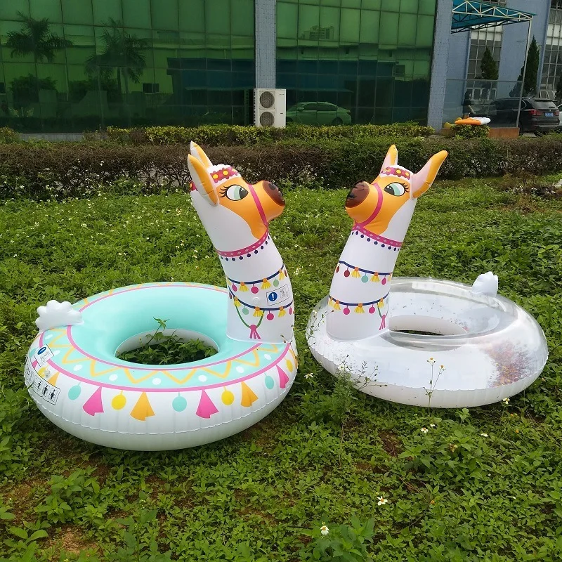 Детский блеск Альпака надувной плавательный круг плавающий плавание кольцо животного форма ming бассейн Floatie для детей воды весело