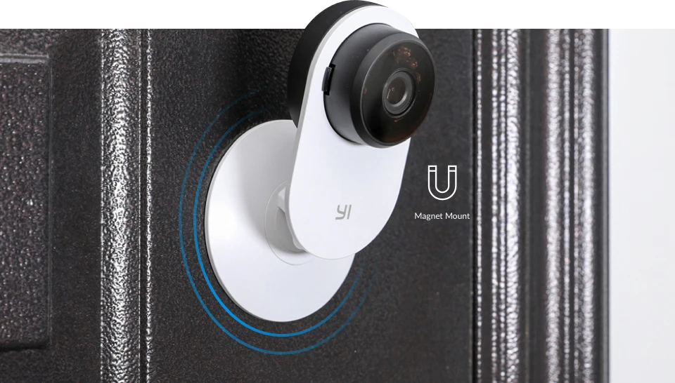 Sistema de Vigilância de Segurança Casa Câmera p Ai-powered Indoor Cam Suporte Magnético Detecção Humana 2-way Áudio Nuvem yi 3 1080 14 Câmeras de vigilância