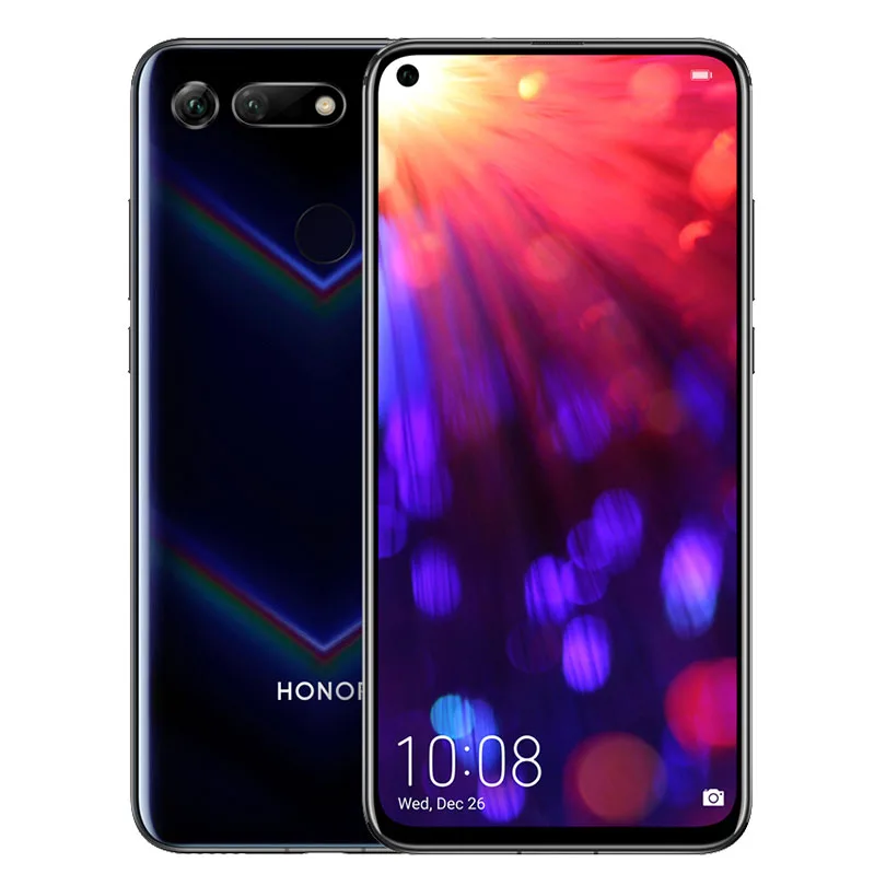 Honor V20 View 20 смартфон 6,4 дюймов полный экран 2310x1080 Kirin 980 Восьмиядерный 4000 мАч несколько языков сотовый телефон