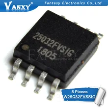 5 шт. W25Q32FVSSIG SOP8 25Q32 SOP 25Q32FVSIG лапками углублением SOP-8 W25Q32FVSIG SMD W25Q32 и IC