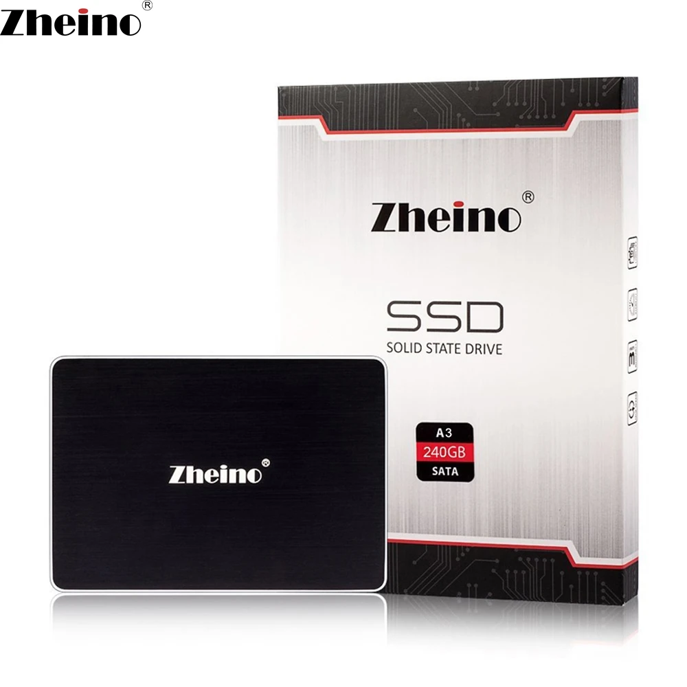 Zheino 2,5 SATA3 SSD 240 GB Внутренний твердотельный диск 3D Nand TLC 6 ГБ/сек. SSD диск для ноутбука Desktop