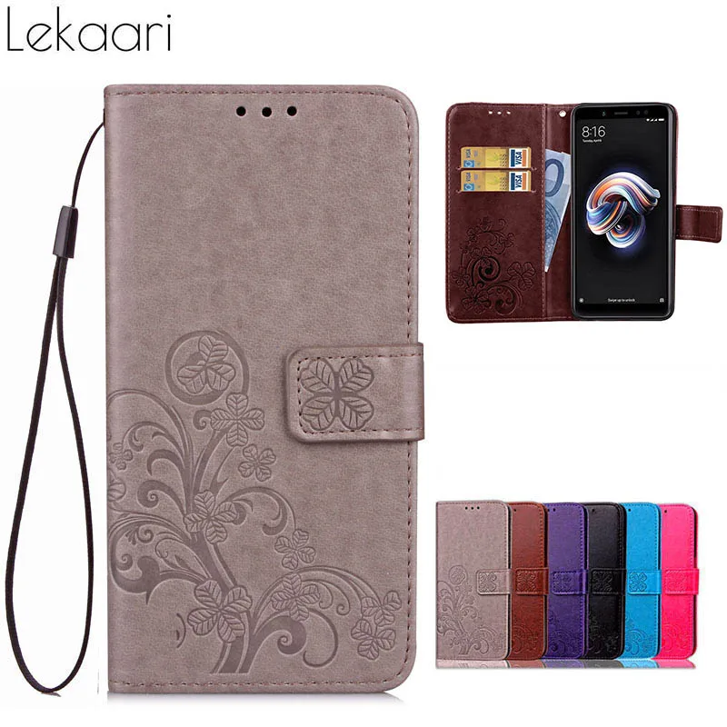 

Phone Case for Xiaomi Redmi Note 5 Pro Cover Leather Silicon Wallet Flip Case Xiomi Redmi Note 5 Global Version Coque Fundas