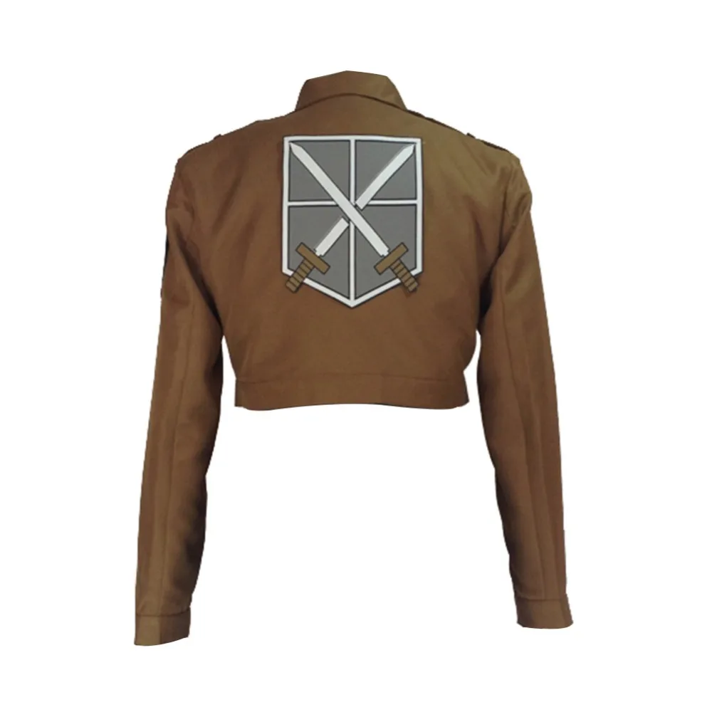 CGCOS Бесплатная доставка Косплей Костюм атака на Титанов Shingeki no Kyojin куртка пальто