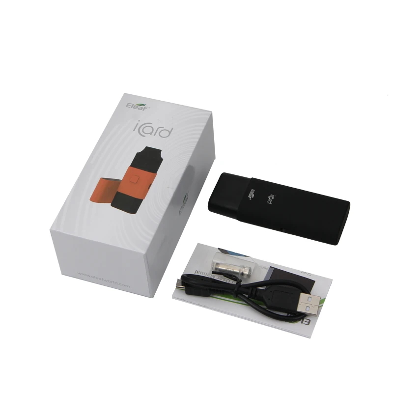 Original Eleaf iCard Starter Kit with 2ml Capacity and 650mAh Electronic Cigarette Battery Vape Fits Eleaf ID Coil 05