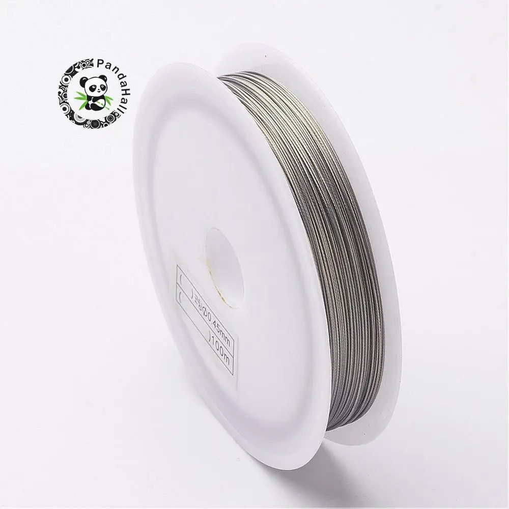 Нить для ювелирных изделий сделай сам цветная проволока из нержавеющей стали с