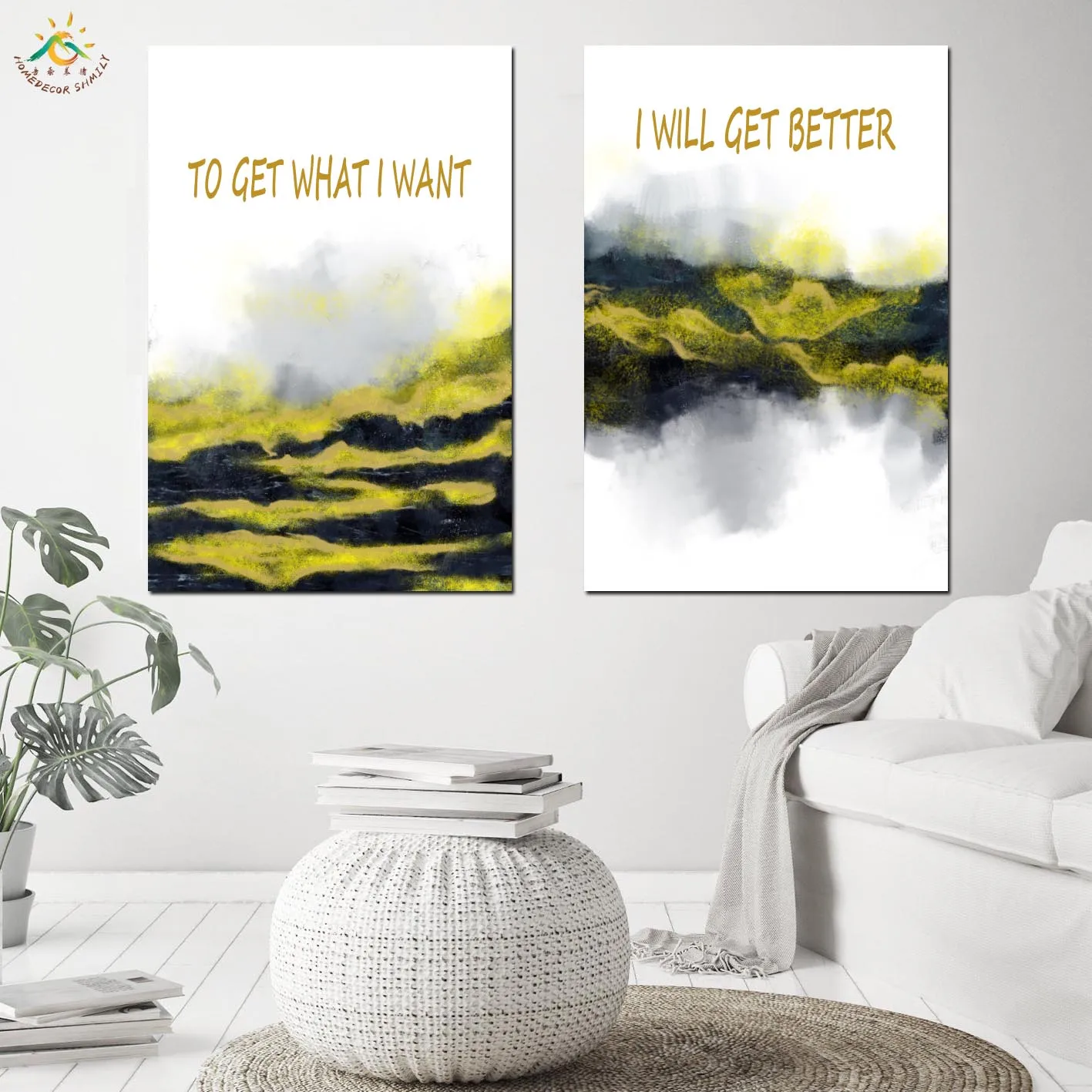 

Nordic Poster Decoration Landscape Wall Art Canvas Poster and Print Canvas Scroll Painting Decorative Picture for Home Decor