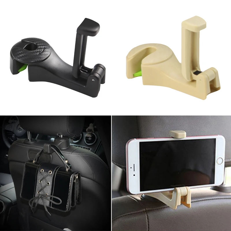 

Car Clips Seat Back Hooks Bags Hanger Phone Holder For Nissan TIIDA X-TRAIL TEANA Skoda Octavia Honda CRV KIA RIO Lada