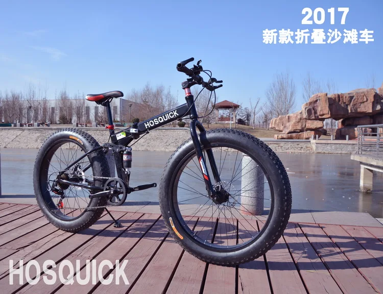 Cheap New brand 4.0 wide fat tire downhill mountain beach snow bicycle outdoor sport 20/26 inch 27 speed folding bike 19 Cheap New brand 4.0 wide fat tire downhill mountain beach snow bicycle outdoor sport 20/26 inch 27 speed folding bike 19