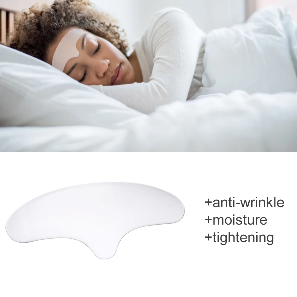 

1pcs Silicone Sleep Forehead Face Stickers Forehead Anti-Wrinkle Facial Skin Care Sticker Moisturizing Mask Lifting Sticker