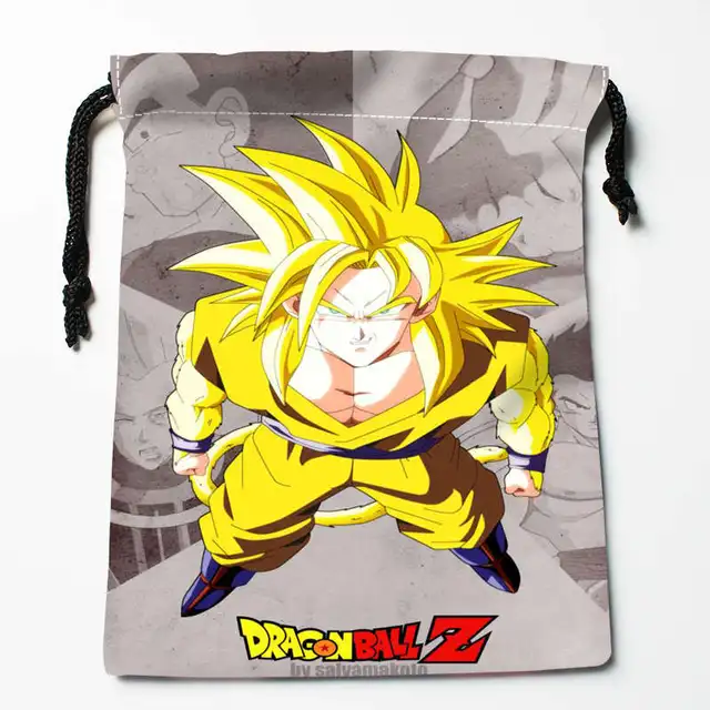 New Arrival Dragon Ball Goku Characters Drawstring Bags Custom Storage Printed Receive Bag Type