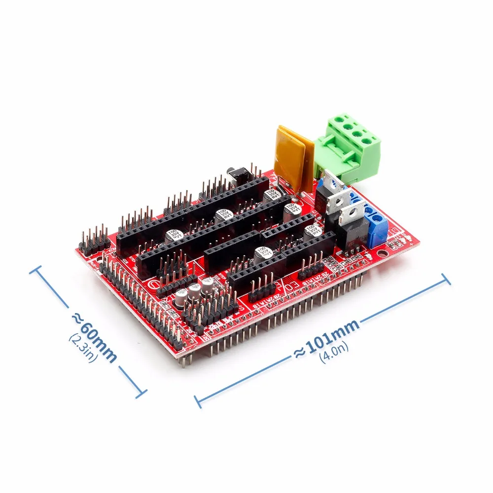 RAMPS 1,4 ПАНЕЛЬ УПРАВЛЕНИЯ Часть материнской платы 3D принтеры части щит красный черный управления s Ramps1.4 платы