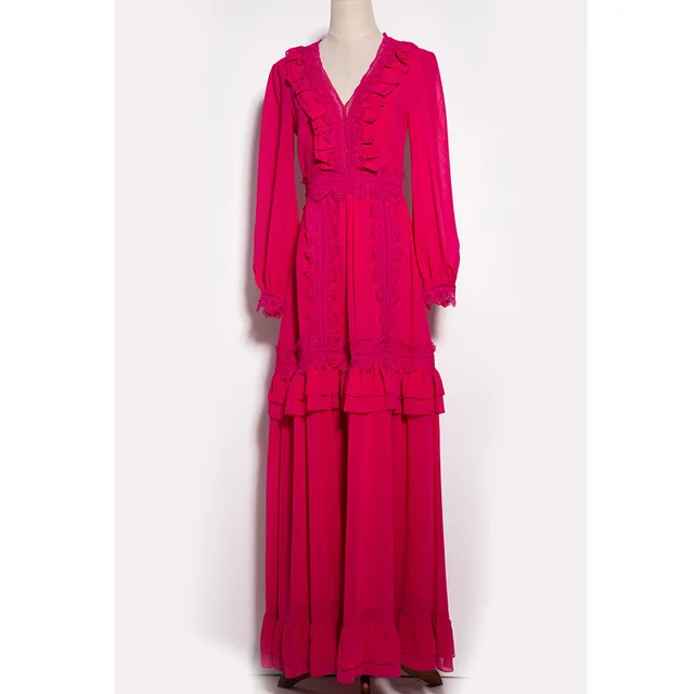 long sleeve party frocks