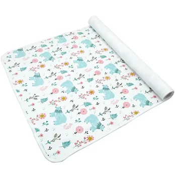 

Baby Portable Washable Changing Mat 2019 New Infants Cute Waterproof Foldable Mattress Children Game Reusable Baby Wipes 50*70CM