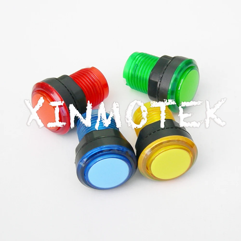 

10PCS of 30mm Transparency Illuminated Push button / HAPP Push Button / Arcade Game Machine Accessories