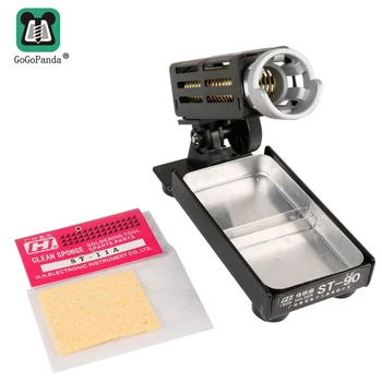 

High Quality ST-90 Soldering Iron Support Stand Station Metal Base with 1 Sponge