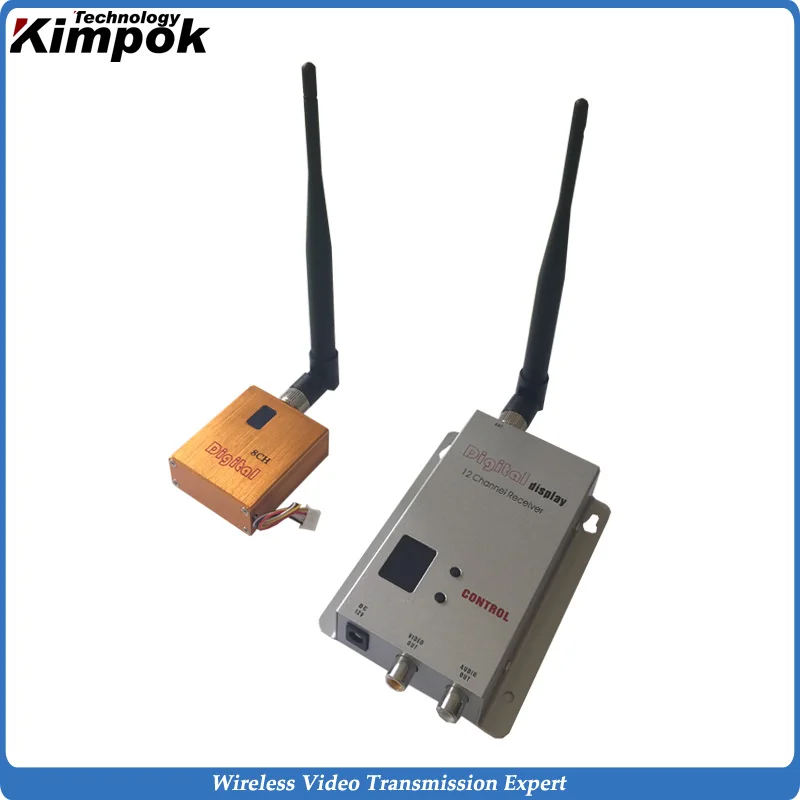 Long Range Wireless Video Transmitter And Receiver 82g Lightweight UAV Video Link 10KM LOS Long Range Wireless Transmitter
