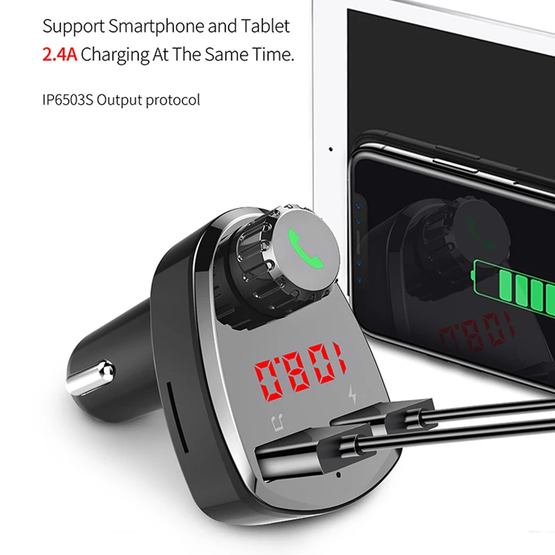 CDEN Автомобильный mp3 музыкальный плеер bluetooth приемник fm передатчик двойное USB