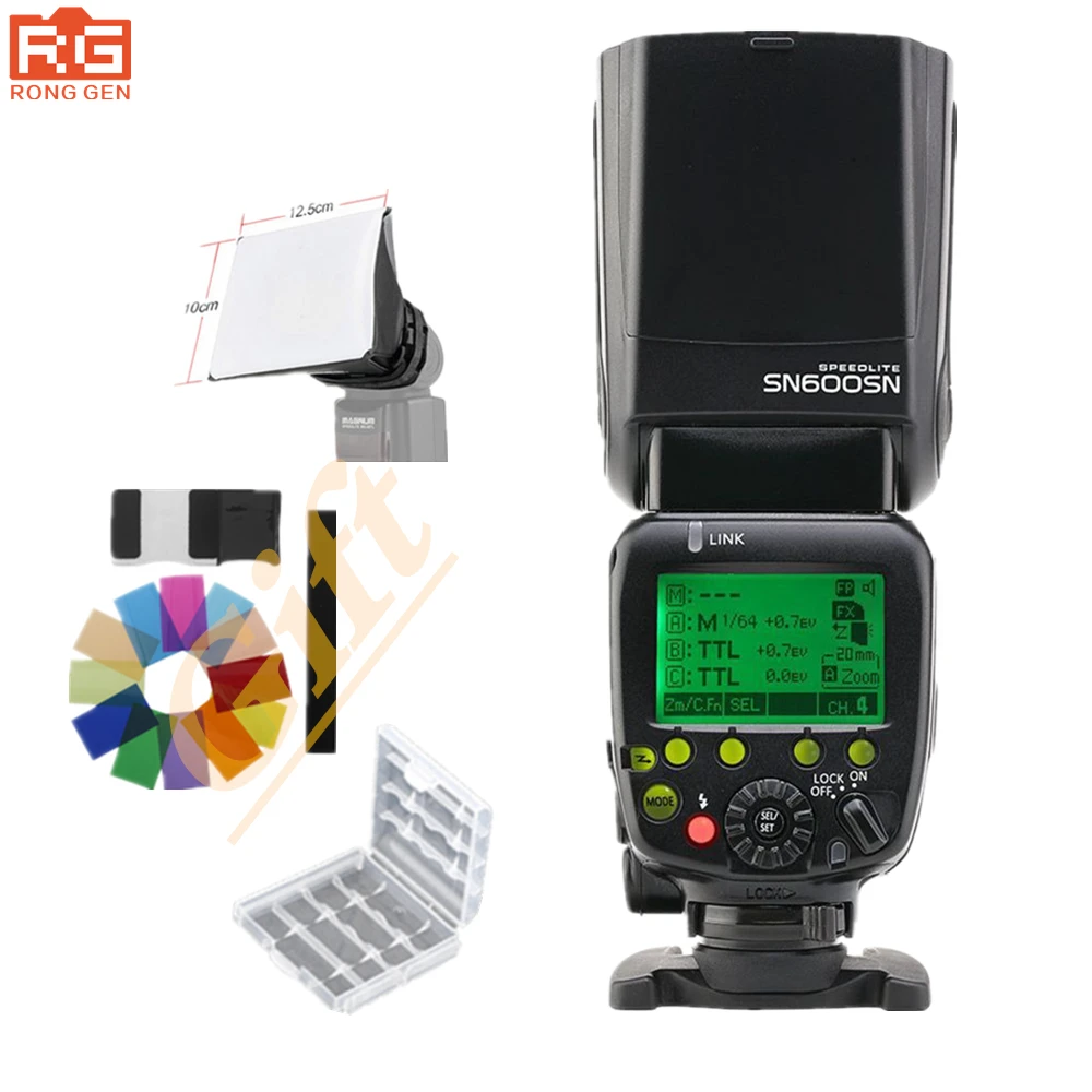 

Shanny SN600SN Master Flash Speedlight High Speed Sync 1/8000s GN60 Flashgun for Nikon D7100 D7000 D90 D80 D5200 D5100 D5000