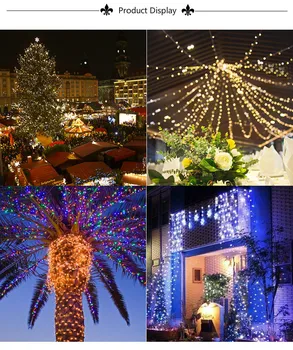 

LED Solar Light String Christmas Decoration Lantern Festival String Light Garden Waterproof Copper String Light String