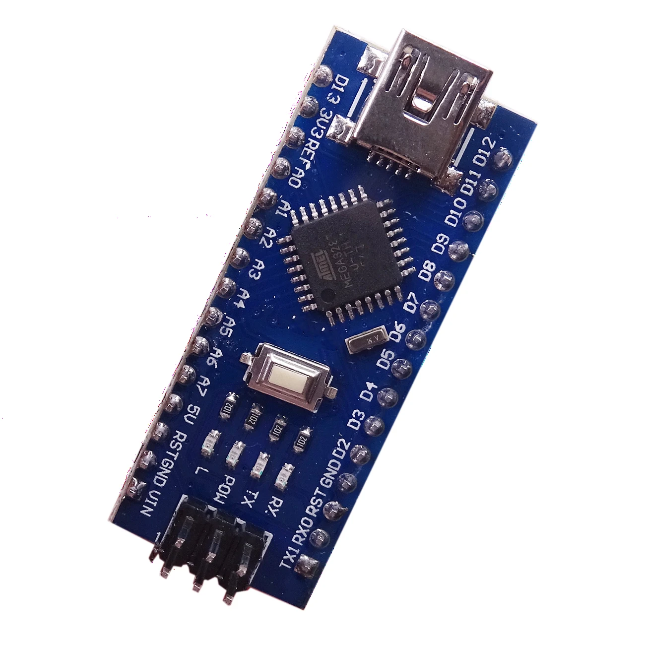 10 шт. NANO 3,0 контроллер совместимый для arduino NANO CH340 turno USB контроллер кабель ninguna V3.0 NANO