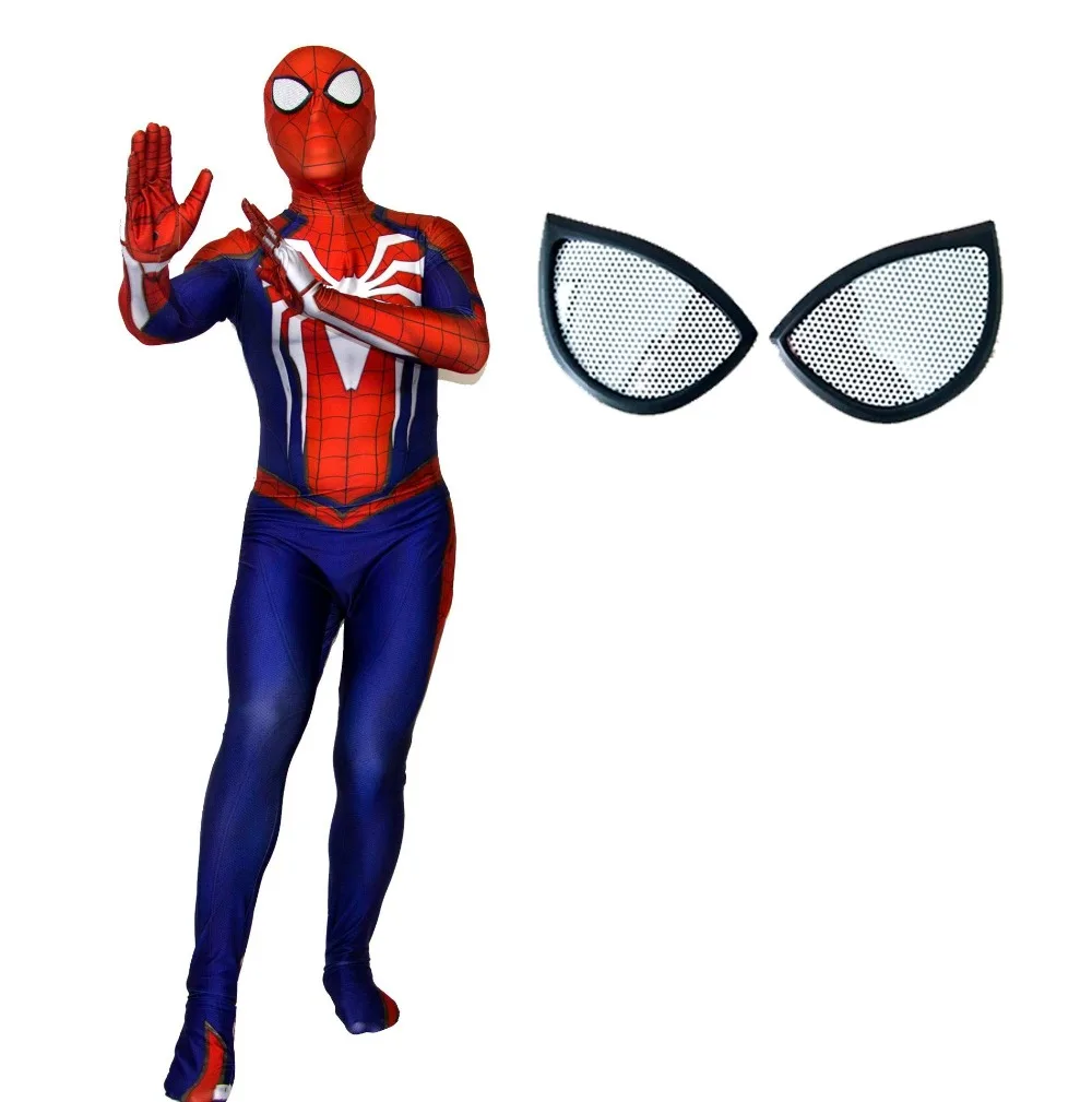 Новинка ps4 Insomniac Games Spiderman карнавальный костюм Zentai Spider Man супергероя комбинезоны