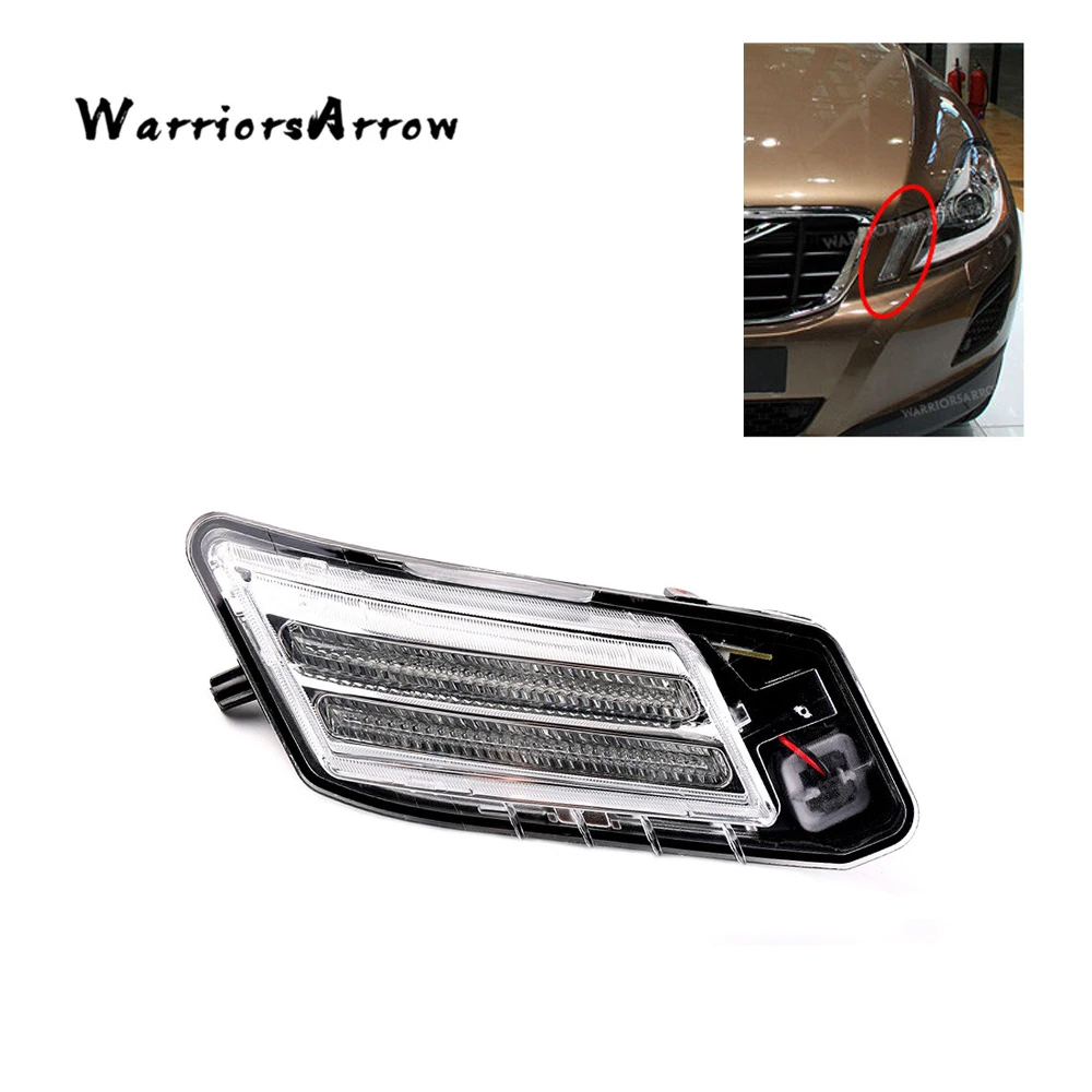 

WarriorsArrow Front Left LED Marker Turn Signal Indicator Light Position Lamp For Volvo XC60 2009 2012 2013 30784164 31290873