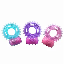 Anillo para el pene de Cristal Productos Sexuales Vibración Vibración Anillo de Retardos o70309