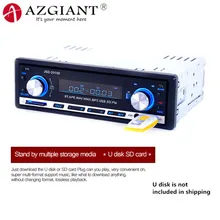 AZGIANT 12pin 1 Din автомобильное радио Bluetooth 12 В музыкальный плеер FM MP3 USB