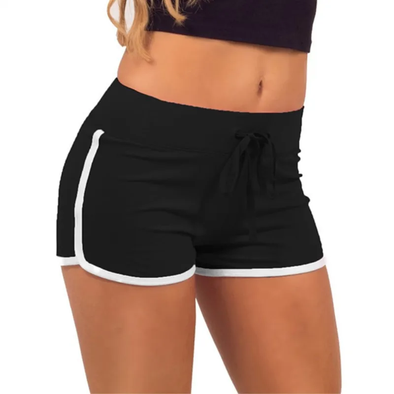 

Jeseca New Causal Girls Shorts Ladies Low Waist Loose Cotton Soft Summer Cozy Elastic Skinny Patchwork Women Plus Size Shorts