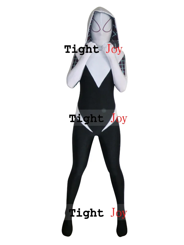 Free Shipping Spider Gwen Stacy Spandex Lycra Zentai ...