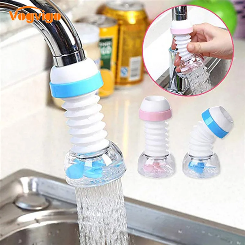 

VOGVIGO 360 Adjustable Flexible Kitchen Faucet Extender Water-saving Splash-proof Plug Shower Filter Sprinkler Bubbler Gadget
