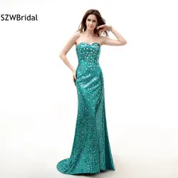 Новое поступление милое кружевное торжественное платье с пайетками 2019 Vestido de festa Вечеринка Vestido de noche Вечерние платья Длинные