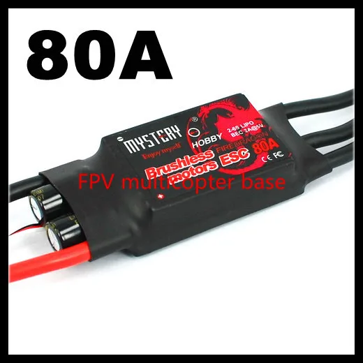 Бесщеточный контроллер скорости RC MYSTERY Fire Dragon 80A ESC бесплатная доставка|rc speed