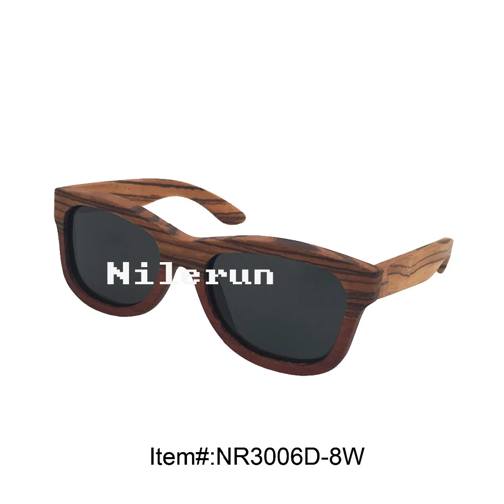 

fashion men women's two tone combined wood eyewear sunglasses