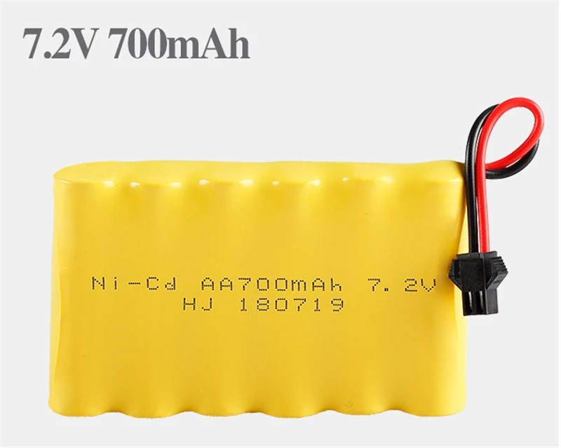 7,2 v 700mAh пульт дистанционного управления Controul автомобили лодка пистолет внедорожное транспортное средство освещение facility AA NiCd батареи для радиоуправляемых игрушек группа 7,2 v батарея