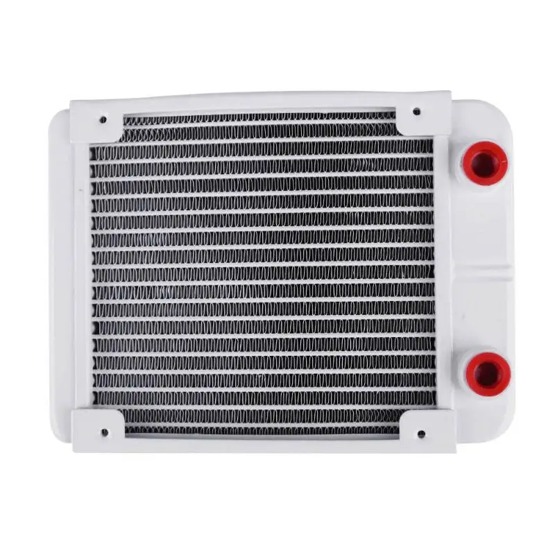 

120mm 18 Tube Straight Thread Heat Radiator Exchanger 0.08mm thickness for PC Water Cooling /electronic chip cooling