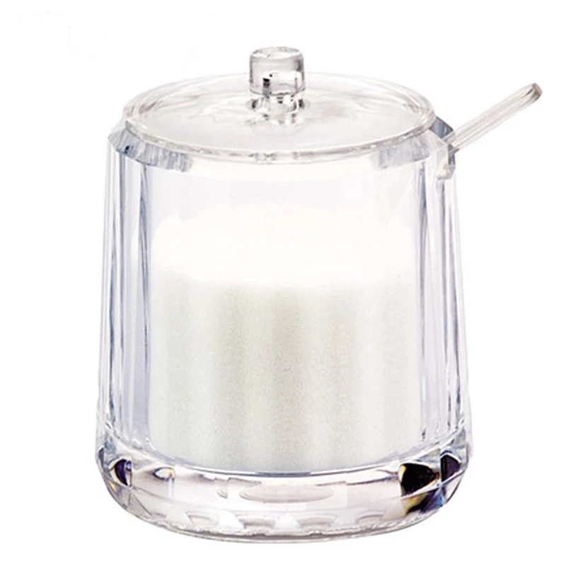 Clear Acrylic Seasoning Pot Originality Granulated Sugar Bottle Plastic