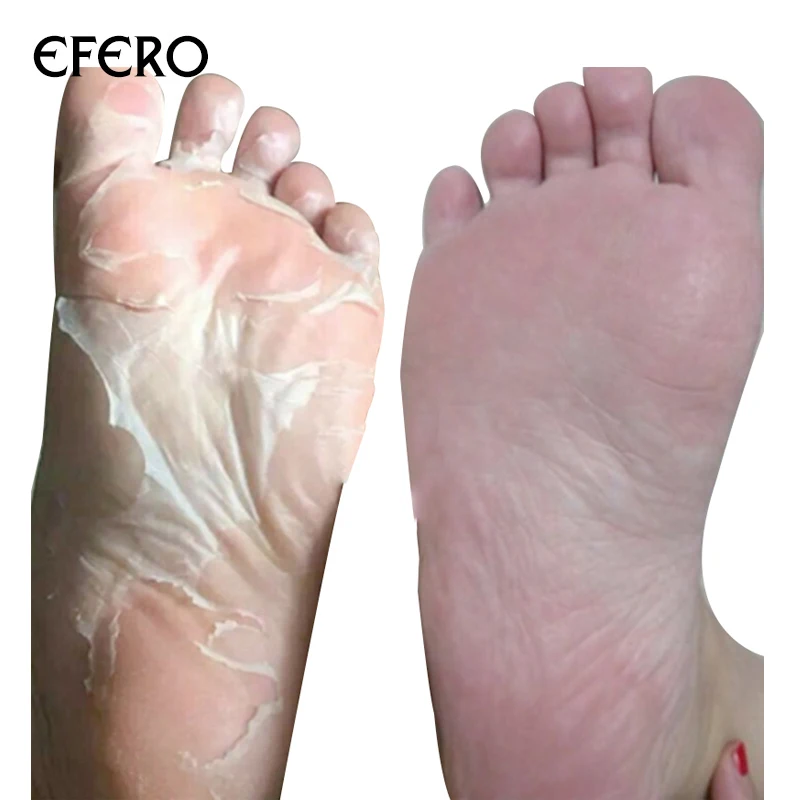 Efero 6 шт. = 3 пары отшелушивающая маска для ног пилинг мозолей удаление мертвой кожи Роза эссенция отбеливание ног патч педикюр носки