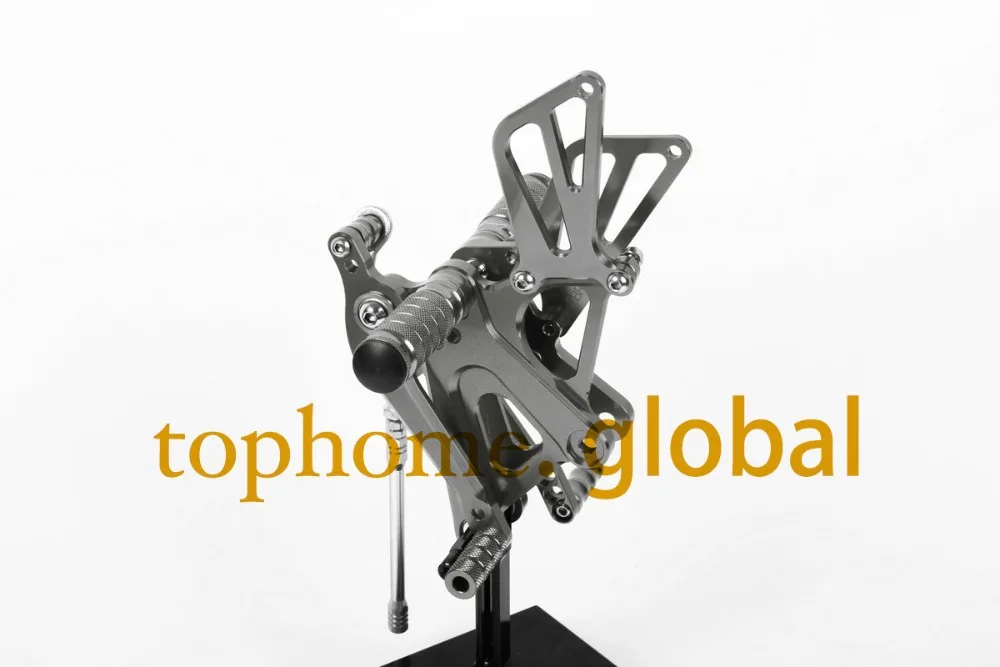 

Free Shipping Dark grey New CNC Motorcycle Rearsets Foot pegs Rearset For Honda CBR250RR 2010-2013 2011 2012