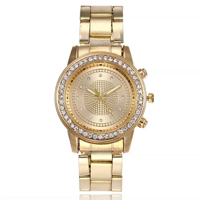 Gold Women Bracelet Watch Casual Rhinestone Stainless Steel Band Marble Strap Wa Gold Women Bracelet Watch Casual Rhinestone Stainless Steel Band Marble Strap Wa