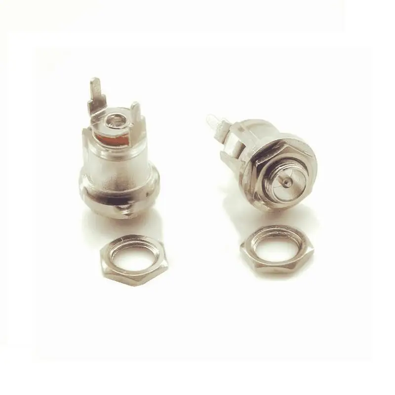 

10Pcs Power outlet 3.5*1.35 mm 1.35 needle transparent vertical With nut socket