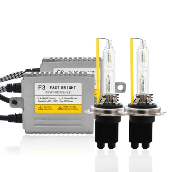 

SKYJOYCE 35W Xenon Ballast Kit DLT F3 Fast Start 35W HID Ballast Xenon H7 H1 4500K 5500K H11 9005 9006 D2H HeartRay HID Bulb Kit