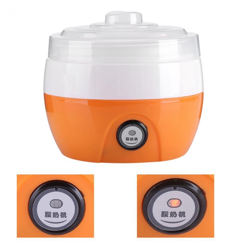 Электрический автоматический йогурт машина йогурт Diy инструмент пластиковый контейнер кухонный прибор ЕС вилка