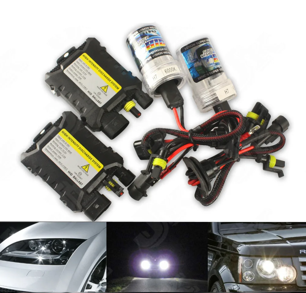 

12V 55W XENON HID KIT HEADLIGHT HEADLAMP SLIM BALLAST Bulbs light 3000K-15000K For Caprice Malibu Traverse 2011-2013