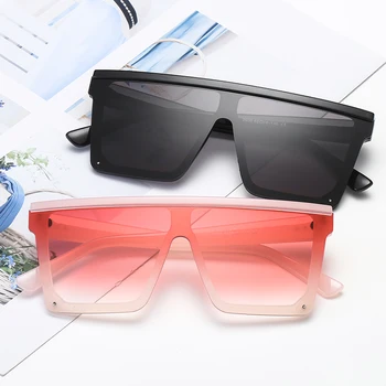 

Brand Fashion One Piece Sunglasses Women Men Oversize Driving Cool Sun Glasses Classic Square Male Oculos Gafas Black Eyewear