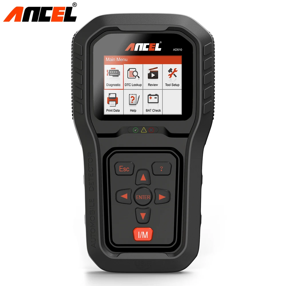 Ancel AD510 Pro OBD2 Automotive Scanner Full OBD2 Car Engine Diagnostic Tool Code Reader Battery Tester OBD 2 Scan Tool Ancel AD510 Pro OBD2 Automotive Scanner Full OBD2 Car Engine Diagnostic Tool Code Reader Battery Tester OBD 2 Scan Tool